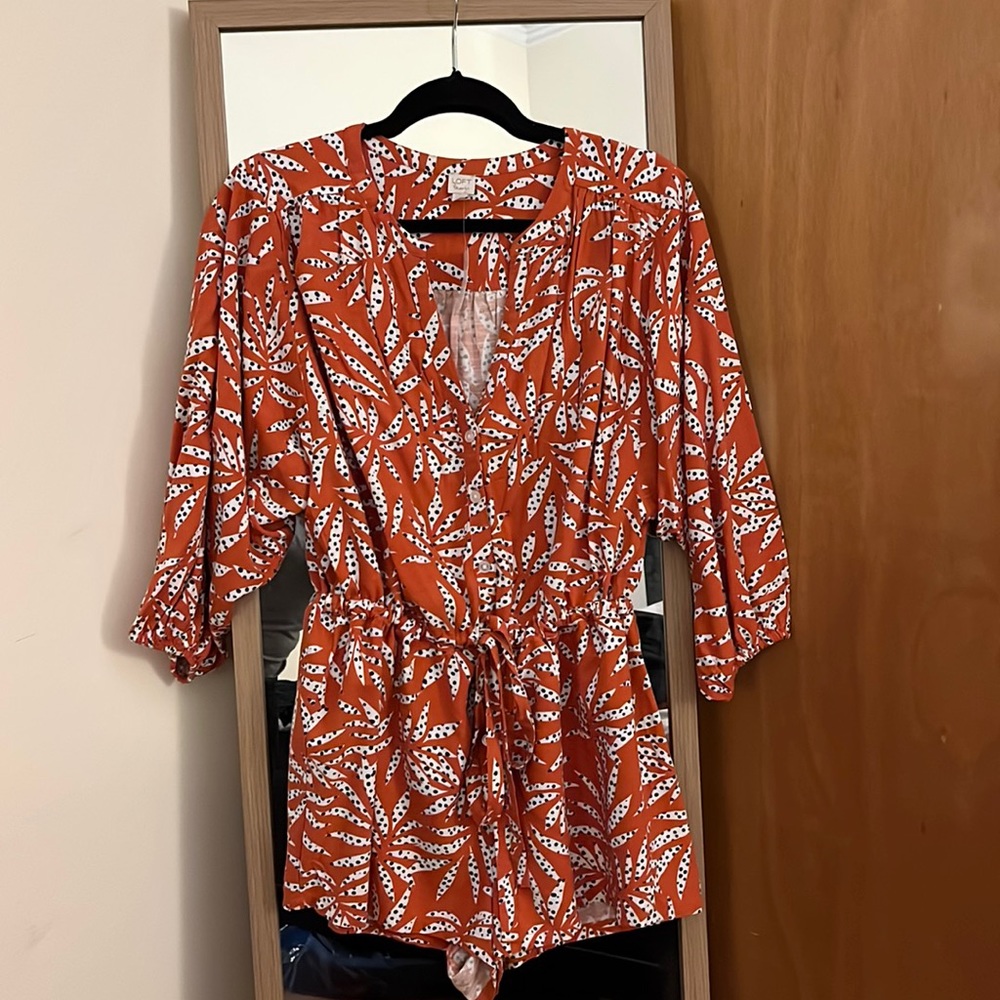 LOFT Beach Romper - Size XS